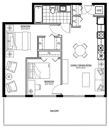 Floor plan 711