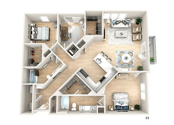 Floor plan C1