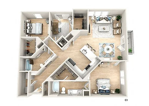 Floor plan C1