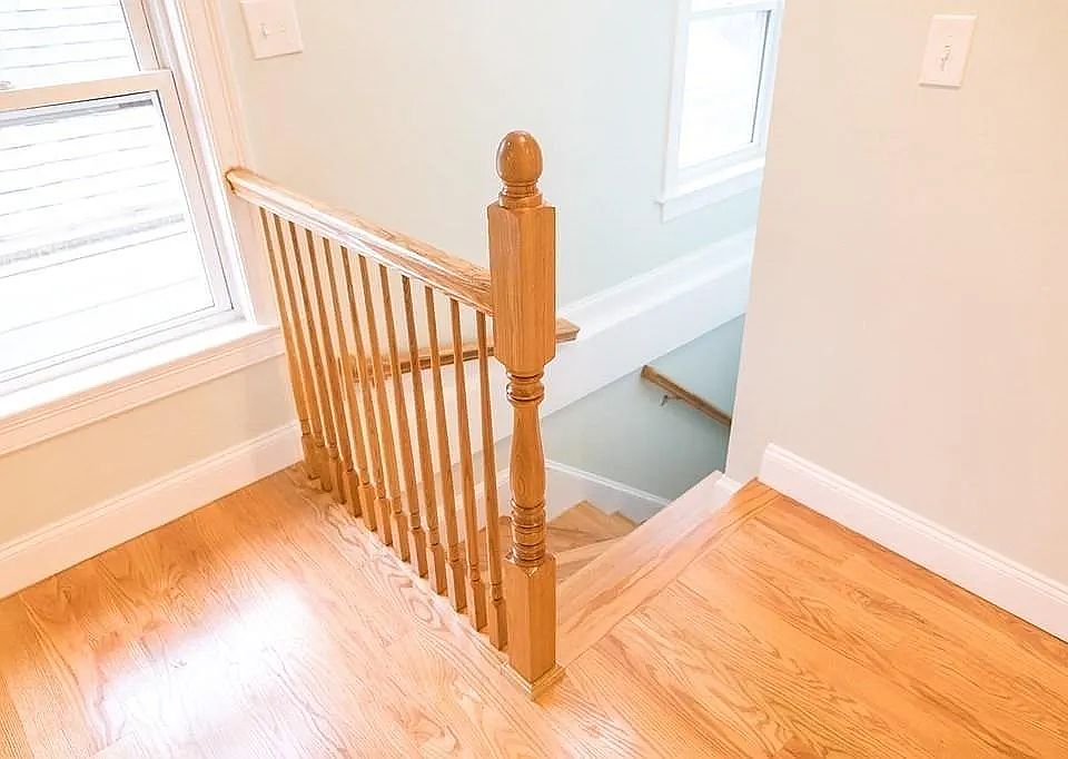 Entry-way stairs.