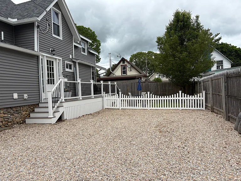 parking for 4 cars and fenced in yard
