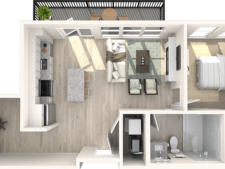 A3 - One Bedroom | One Bathroom + Den A3 - One Bedroom | One Bathroom + Den