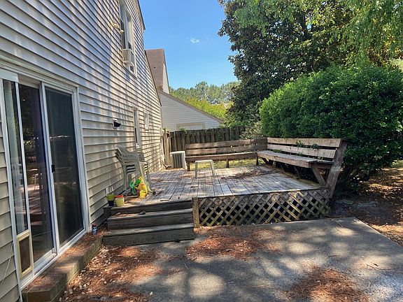 Back deck and patio