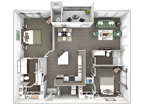 Floor plan B3 (17 Mile HF)