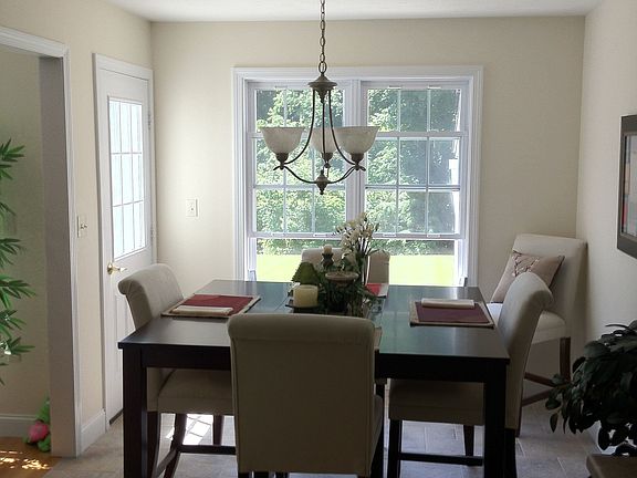 sunny dining area