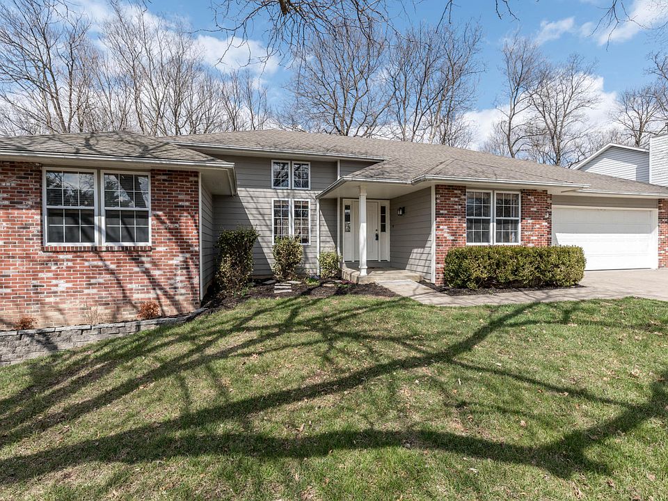 Front -- backs to trees