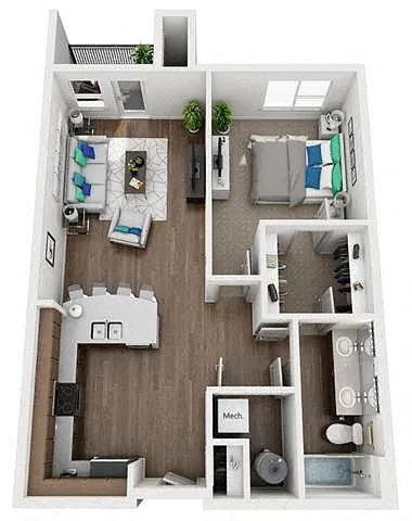 Floor plan 1G