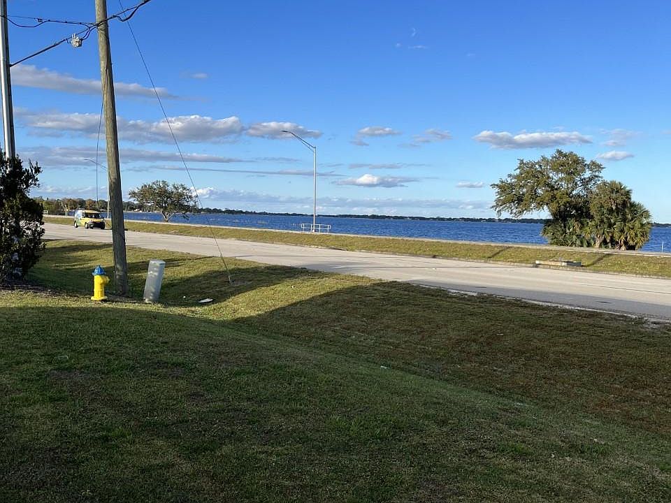View of Lake Jackson from front of townhome complex