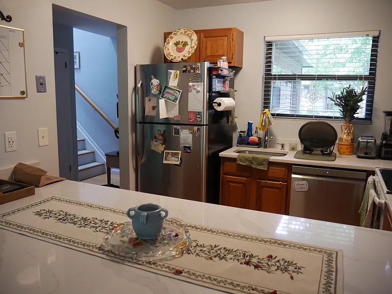 Granite countertop with dishwasher