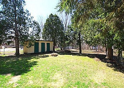 Back Yard and Storage Shed