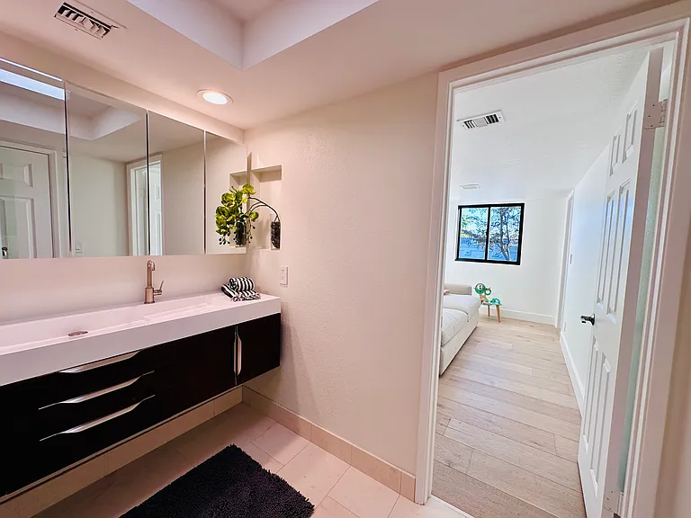 Newly remodeled upstair bathroom