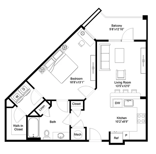 Floor plan Trestles