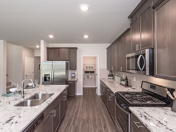 Dakota floorplan modeled at The Woods at Dawson in Dawsonville, GA.