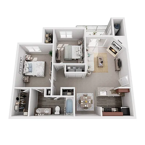 Floor plan B1 Fifth