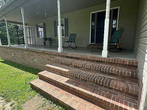 front porch 10' x 38'