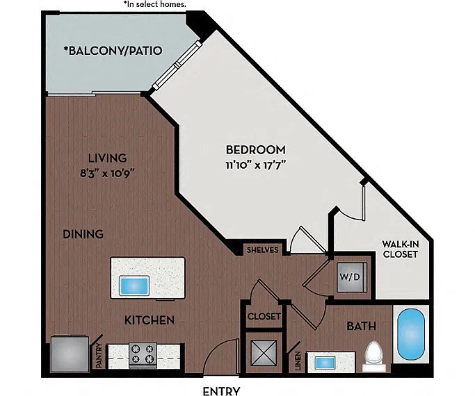 Floor plan 11W2 - Income Limits Apply