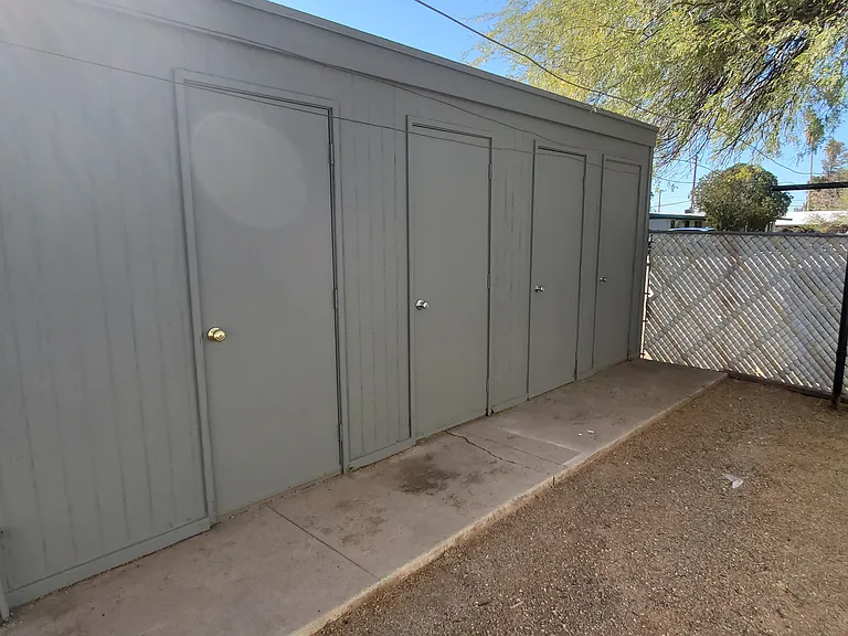 Extra Outside Storage Included