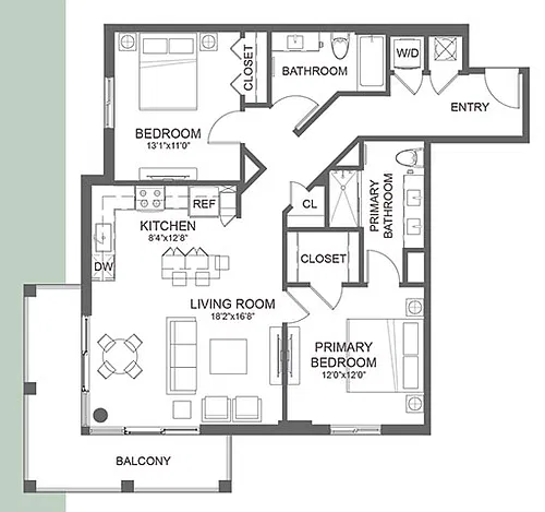 Floor plan B16