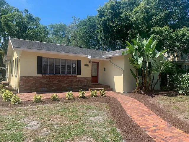 front of main house- apartment is on the side of the home