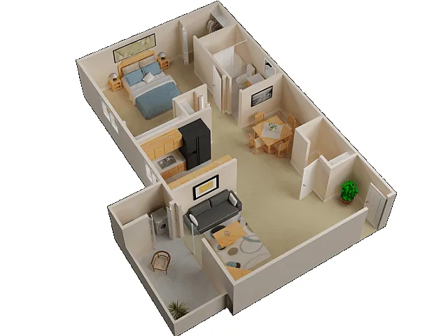 Floor plan Astor Renovated