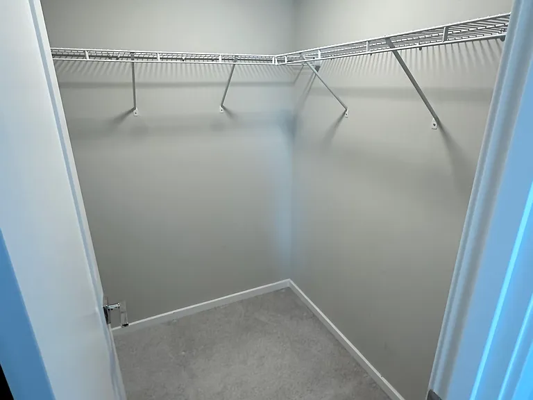 Each bedroom has a walk in closet