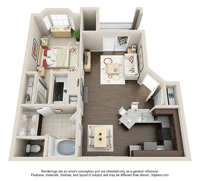 Floor plan Vie A1