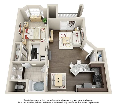 Floor plan Vie A1