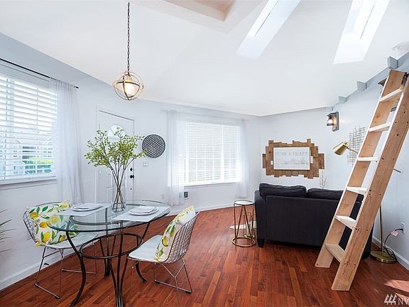 Skylights offer plenty of natural light