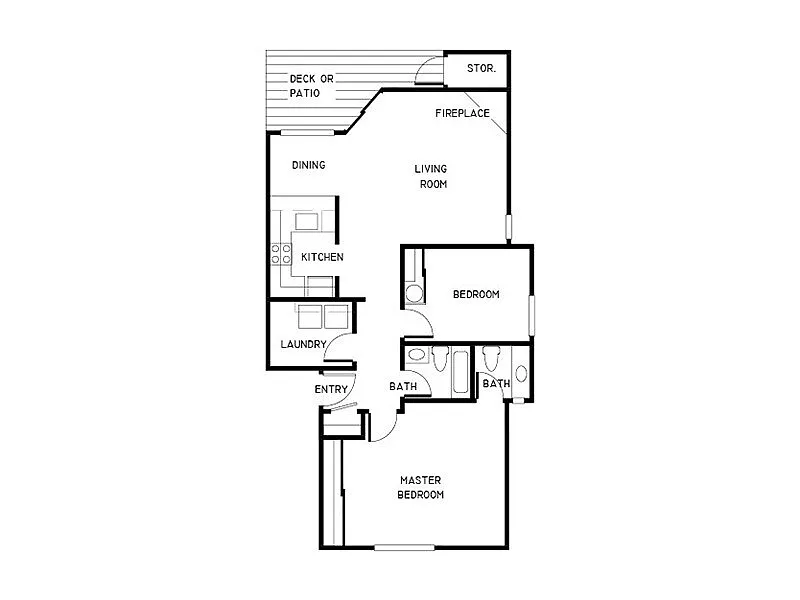 Floor plan 2X15-C