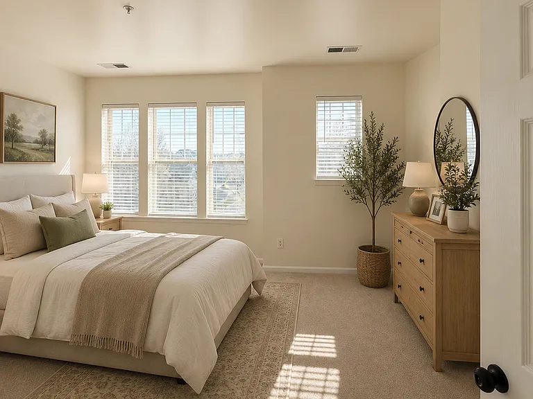 Secondary Bedroom (staged)
