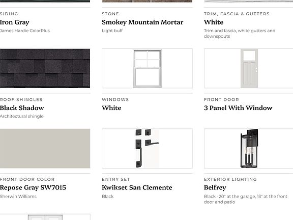 Exterior selections