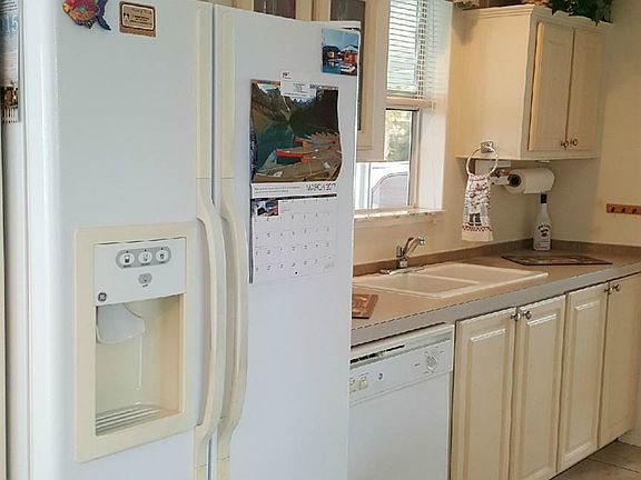 ice and water-through-the-door, tiled floor