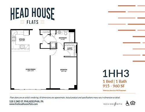 Floor plan 1HH3