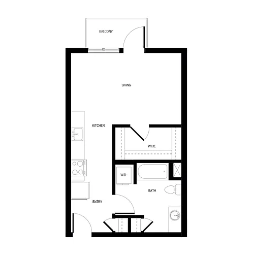 Floor plan Studio - A5