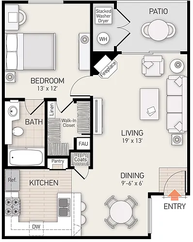 Floor plan Plan B