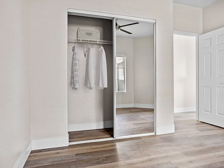 Closet in 2 Bedroom/2 Bath Floorplan