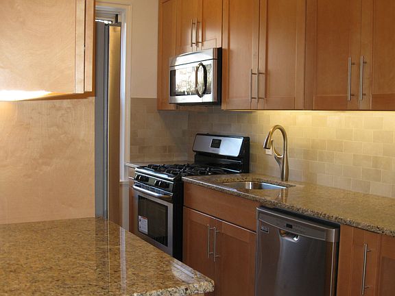 Additional View of Kitchen with new Stainless Steel Appliances