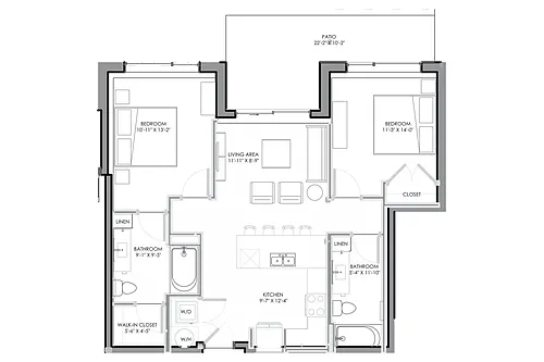 Floor plan Azurite
