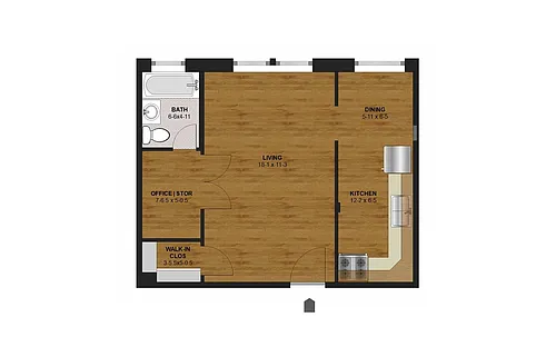 Floor plan Studio