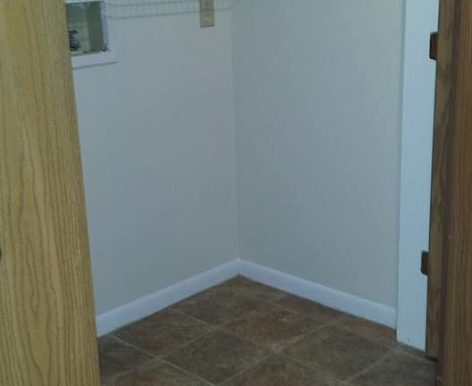 Washer/Dryer hook up area off kitchen