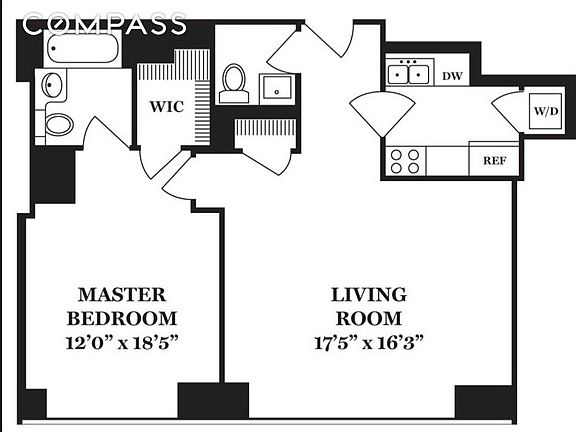 2nd image of 230 W 56th St APT 49D