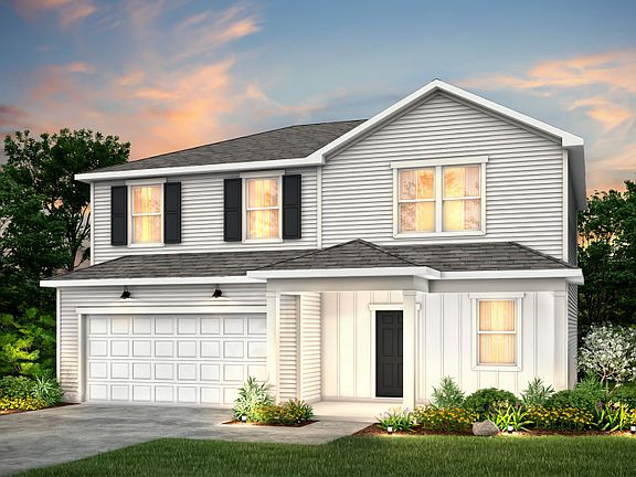 Osprey Exterior TD104 equipped with two pendants lights over the two car garage.