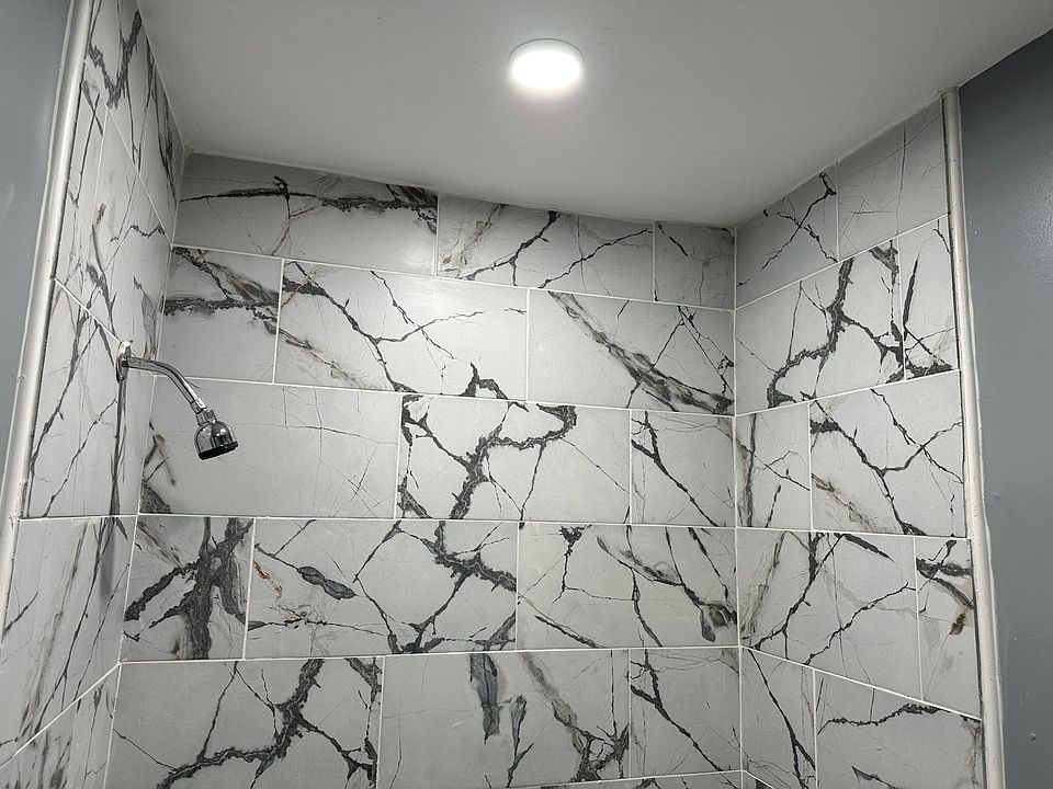 Refinished bathroom tub/shower area