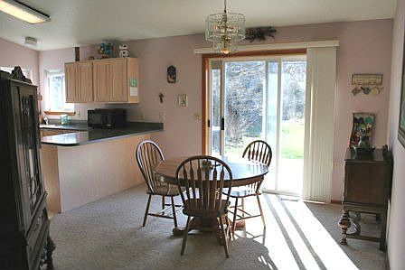 Spacious dining room