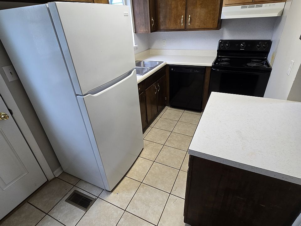 kitchen with door to back deck