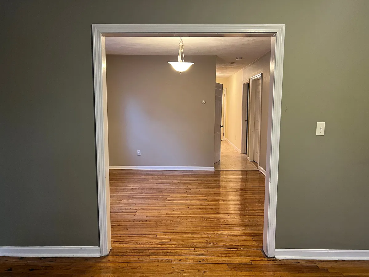 View from living room looking into dining room - 110 Knoll St #1