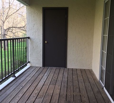 Large Deck with Storage Closet
