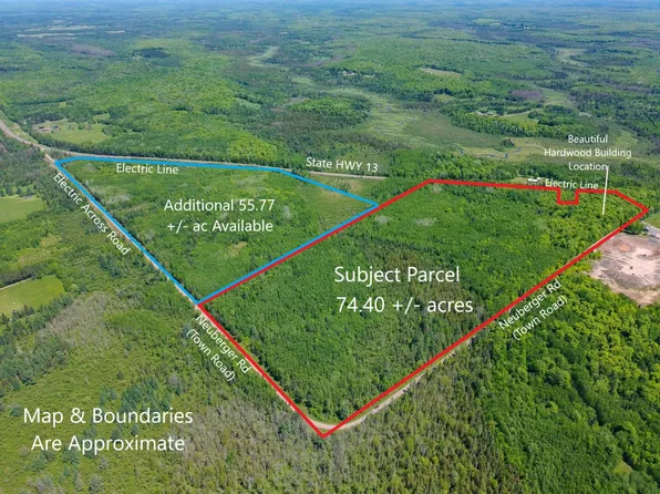 Acres Neuberger Rd #+/- 74.40, Glidden, WI 54527