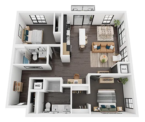 Floor plan Birch10 / 1117