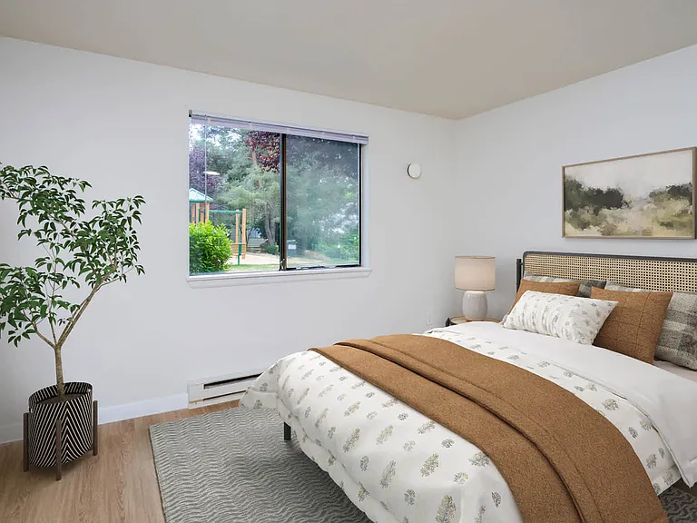 Bedroom with Hard Surface Flooring